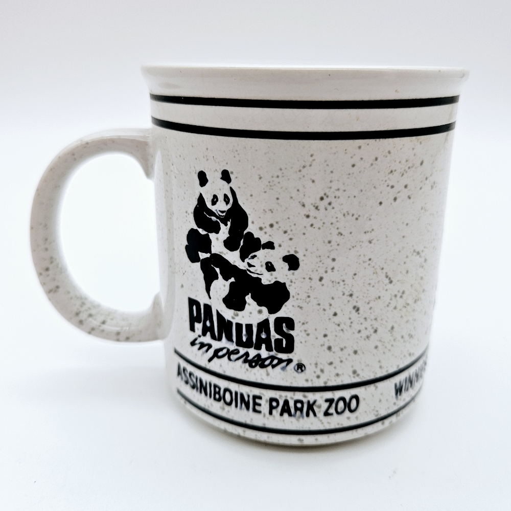 VINTAGE | Assiniboine Park Zoo Winnipeg Manitoba Canada "Pandas In Person" mug